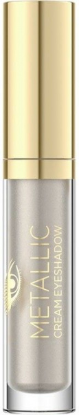 Для глаз и бровей кремовые тени для век "metallic cream eyeshadow" eveline, 4,5 мл, №2