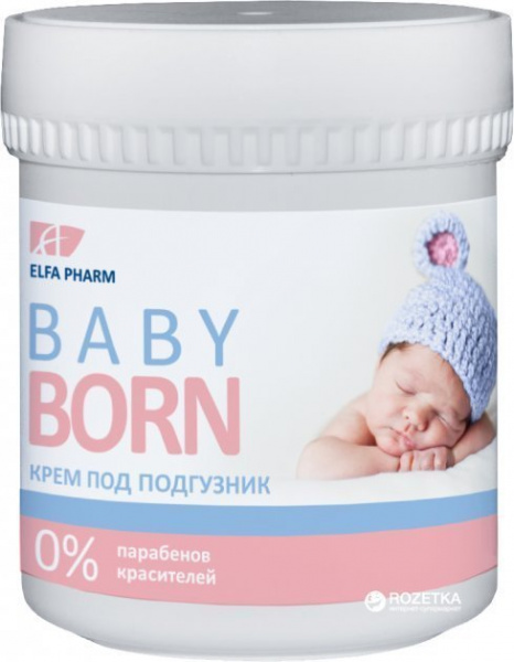 Для лица и тела elfa pharm babyborn крем под подгузник, 100 мл