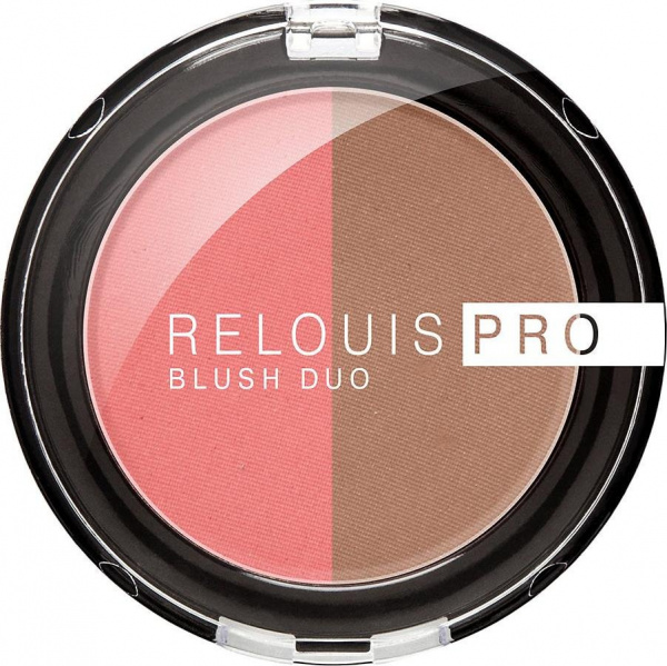 Для лица румяна компактные relouis pro blush duo тон:204
