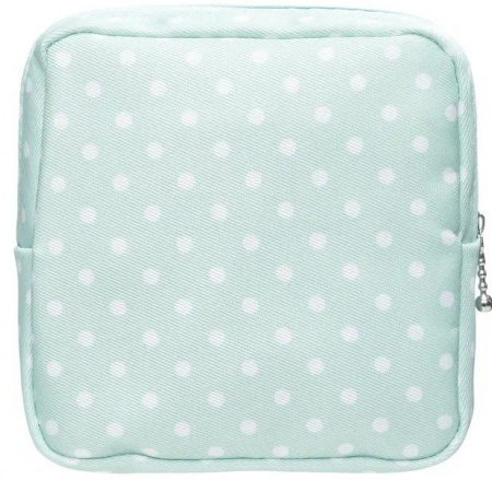 Для путешествий косметичка в горошек rafini cosmetic bag individual vision