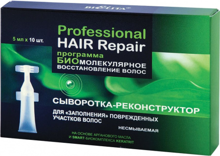 Сыворотки несмываемая сыворотка-реконструктор для волос белита, 5 х 10 мл