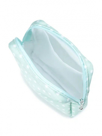Для путешествий косметичка в горошек rafini cosmetic bag individual vision