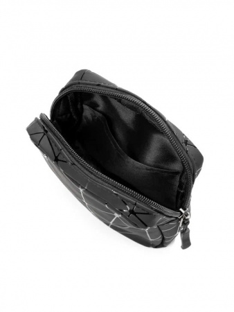 Для путешествий косметичка черная rafini cosmetic bag individual vision