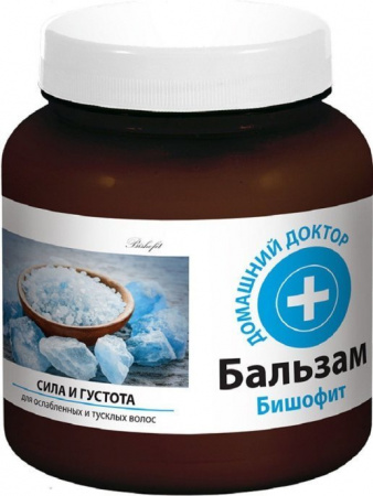 Бальзамы и кондиционеры бальзам для волос бишофит "сила и густота" домашний доктор, 480 мл