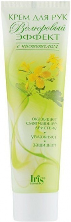 Кремы, бальзамы крем для рук "велюровый эффект" с чистотелом iris, 100 мл