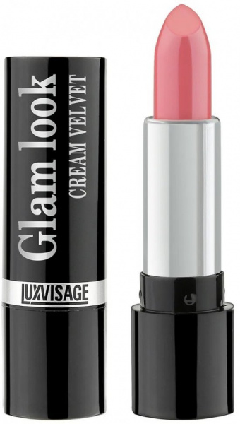 Для губ luxvisage glam look помада для губ cream velvet сатиновая тон 314 земляника со сливками