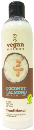 Уход за волосами beliso vegan hair desserts кондиционер для волос "кокос и миндаль", 300 мл