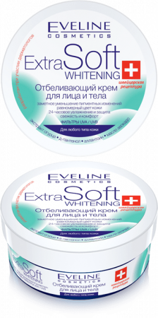 Кремы отбеливающий крем для лица и тела "extra soft whitening" eveline, 100 мл