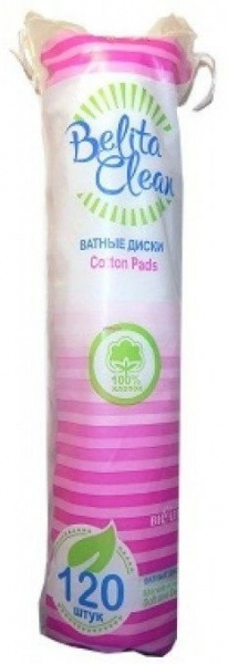 Очищение и умывание ватные диски belita clean белита, 120 шт