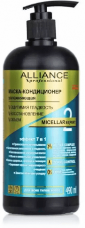 Маски alliance professional маска-кондиционер micellar expert увлажняющая, 490 мл