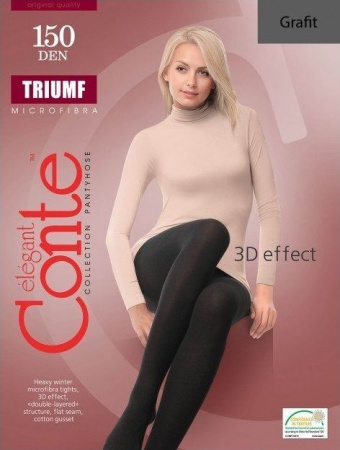 Колготки и чулки колготки triumf 150 den цвет grafit (графит) 6-й размер conte