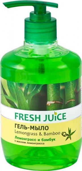 Мыло гель-мыло "lemongrass & bamboo" fresh juice, 460 мл