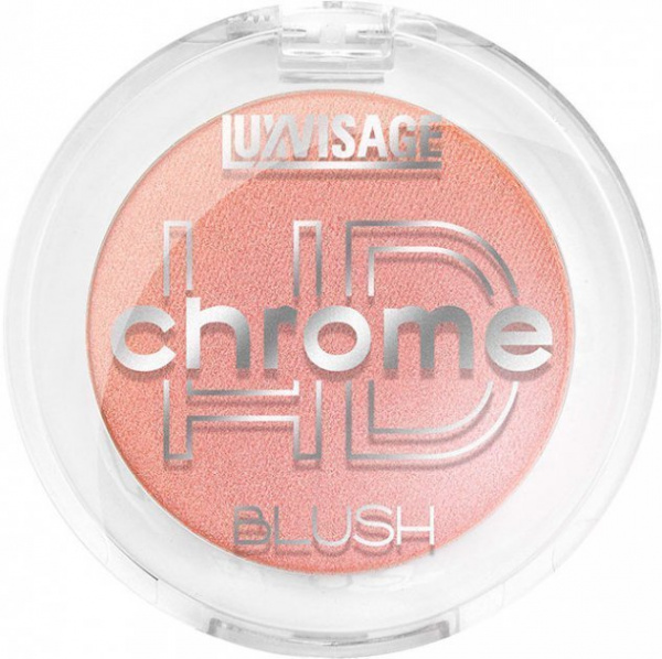 Для лица румяна для лица hd chrome тон 105 нежный розовый luxvisage