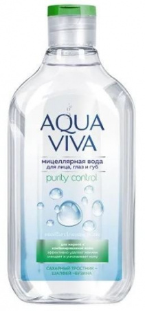 Мицеллярная вода мицеллярная вода agua viva для жирной и комбинированной кожи romax, 300 мл
