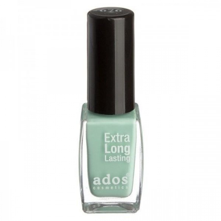 Для ногтей лак для ногтей "extra long" ados, №676 (бледно-бирюзовый), 9 мл