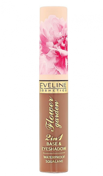 Для глаз и бровей жидкие тени для век 2 в 1 тон 03 flower garden eveline, 6,5 мл.