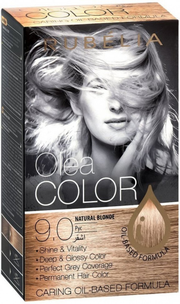 Окрашивание волос краска для волос olea color №9.0 rubelia, 100 мл