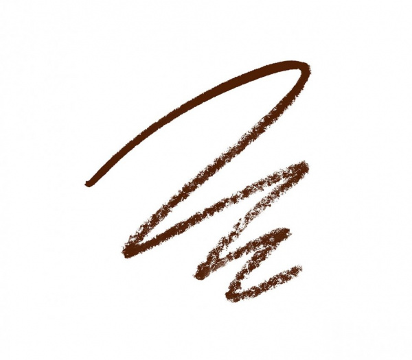 Для глаз и бровей карандаш-каял для глаз механический soft kajal super stay тон brown luxvisage