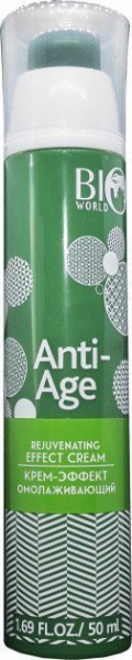 Увлажнение и питание bio world secret life крем-эффект омолаживающий "anti-age", 50 мл