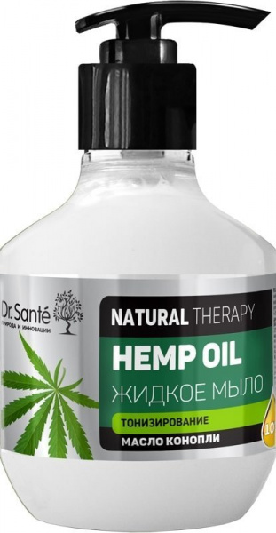 Мыло dr.sante natural therapy жидкое мыло hemp oil "тонизирование", 250 мл