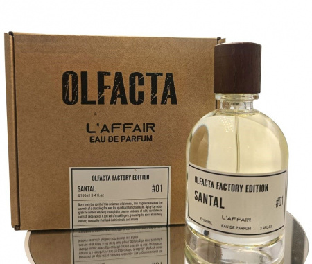Парфюмерная вода парфюмерная вода для мужчин и женщин olfacta santal l'affair, 100 мл.