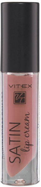 Для губ витэкс satin lip cream жидкая полуматовая губная помада тон 713 sugar coral 3,5 г