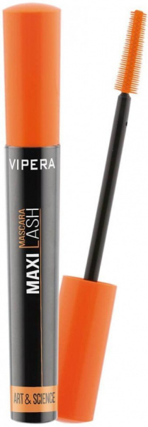 Для глаз и бровей тушь для ресниц art&science maxi lash hipoalergenic черная vipera