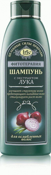 Шампуни шампунь "с экстрактом лука" для ослабленных волос фитотерапия  iris, 500 мл