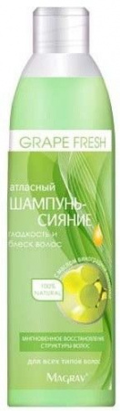 Шампуни шампунь-сияние для волос "с маслом виноградной косточки" grape fresh magrav, 500 мл