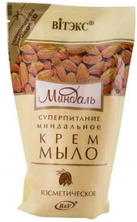 Мыло крем-мыло косметическое "миндаль. суперпитание" витэкс, 750 мл