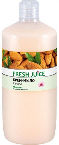 Мыло fresh juice крем-мыло "миндаль" с маслом миндаля, 1000 мл