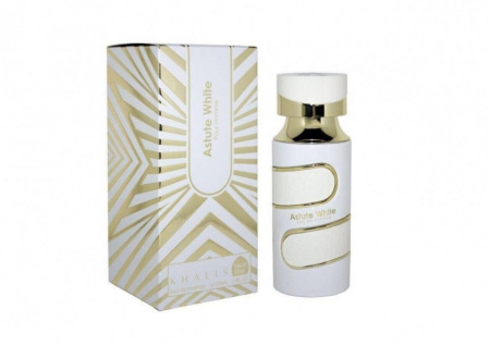 Парфюм туалетная вода для мужчин astute white pour homme khalis, 100 мл