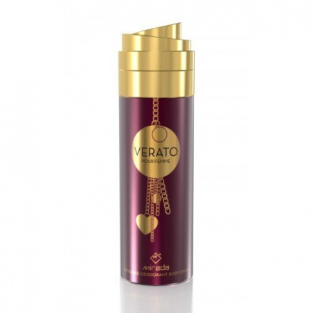 Дезодоранты mirada deodorant дезодорант verato amber 200ml