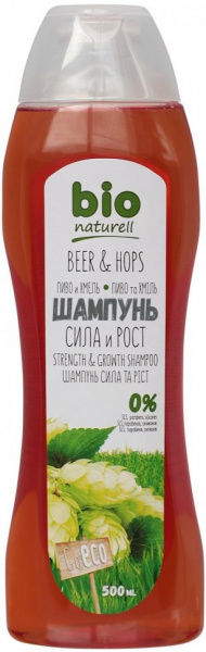 Шампуни bio naturell шампунь «пиво и хмель. сила и рост», 500 мл