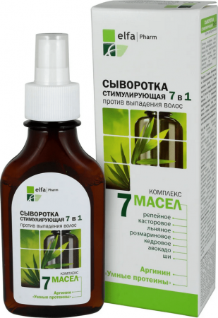 Сыворотки сыворотка стимулирующая против выпадения волос "7 масел" elfa pharm, 100 мл