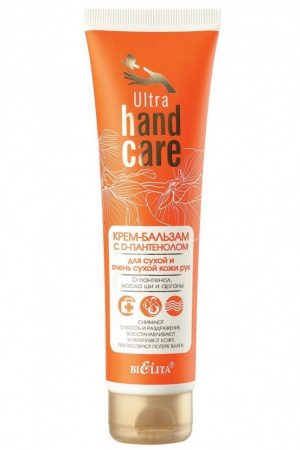 Кремы, бальзамы белита ultra hand care крем-бальзам с d-пантенолом для сухой и очень сухой кожи рук, 100 мл