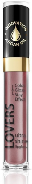Для губ блеск для губ "lovers ultra shine lipgloss" № 612 eveline, 7,5 мл