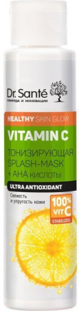 Маски для лица тонизирующая сплеш-маска vitamin c dr.sante, 100 мл