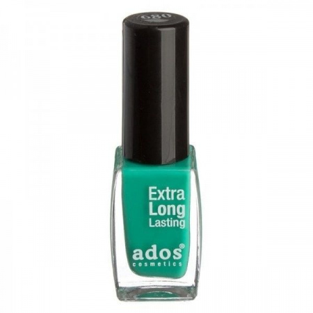 Для ногтей лак для ногтей "extra long" ados, №680 (зеленый), 9 мл