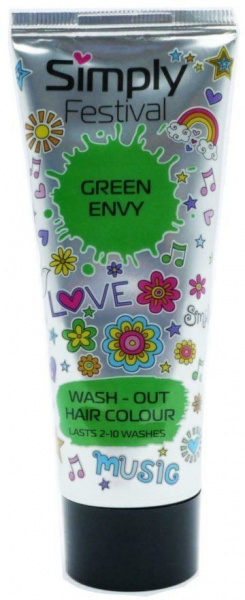 Окрашивание волос краска для волос simply festival green envy "зеленая зависть" mellor&russell, 75 мл