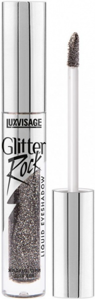 Для глаз и бровей жидкие тени для век glitter rock тон 305 black diamond luxvisage
