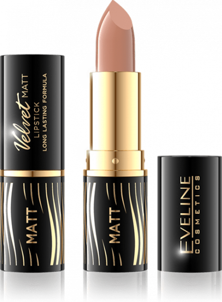 Для губ матовая губная помада "velvet matt lipstick" eveline, №500