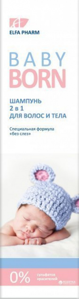 Для волос elfa pharm babyborn шампунь 2 в 1 для волос и тела, 250 мл