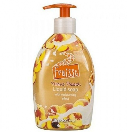 Мыло bradoline paris fruisse жидкое мыло "yogo peach", 400 мл