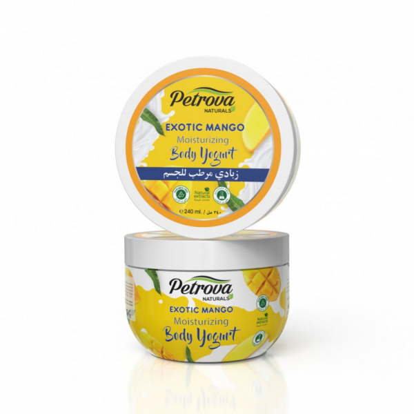 Для тела увлажняющий йогурт для тела «экзотическое манго» naturals  exotic mango petrova, 240 мл.