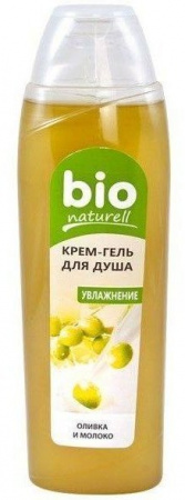 Гели для душа крем-гель для душа "оливка и молоко" bionaturell, 500 мл