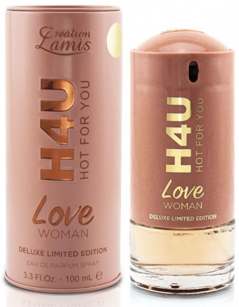 Парфюмерная вода парфюмерная вода для женщин h4u hot for you love creation lamis, 100 мл