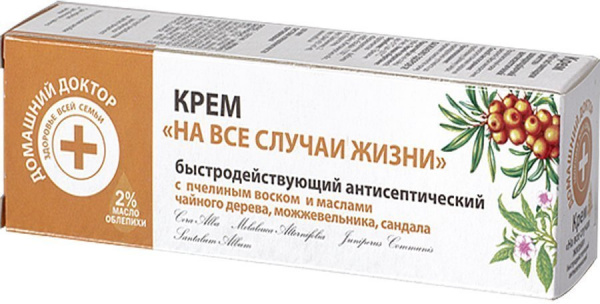 Кремы, масла, молочко для тела крем "на все случаи жизни" домашний доктор, 30 мл