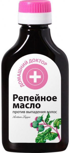Масла репейное масло против выпадения волос домашний доктор, 100 мл
