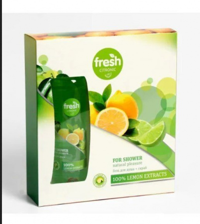 Подарочные наборы набор "lemon-lime" лимон-лайм гель для душа +гель-скраб для тела fresh citronic